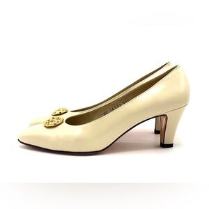 Salvatore Ferragamo - Vintage Leather Heels Size: 8.5